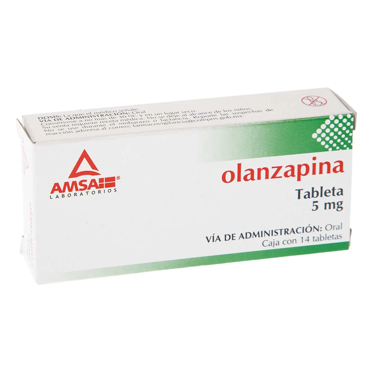 Ams Olanzapina 5 Mg Tab 14